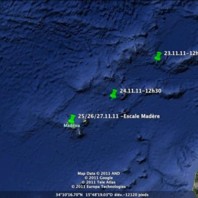 Croisière Guadeloupe coordonnées GPS