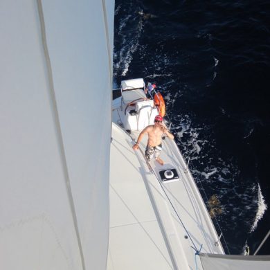 Croisière Guadeloupe vue de haut