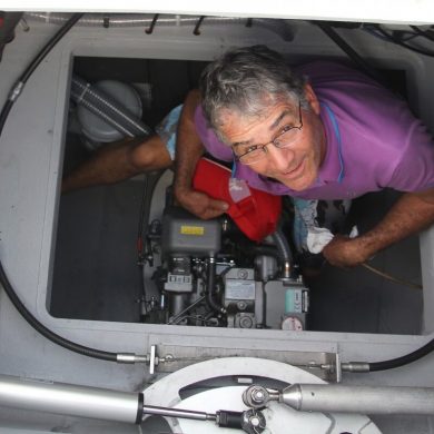 Croisière Guadeloupe moteur de tiprens
