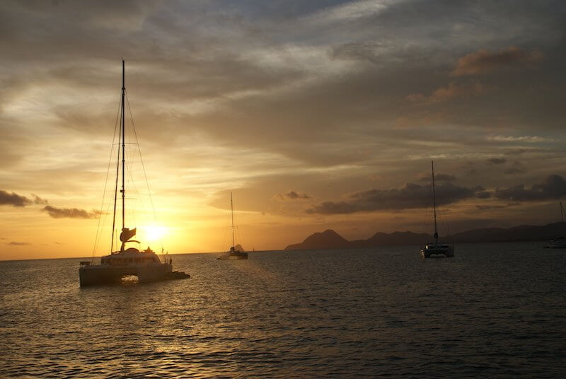 couche de soleil croisiere guadeloupe